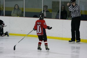 Daniel got a penalty for interference when he was 10. We're still working on his issues with accountability.